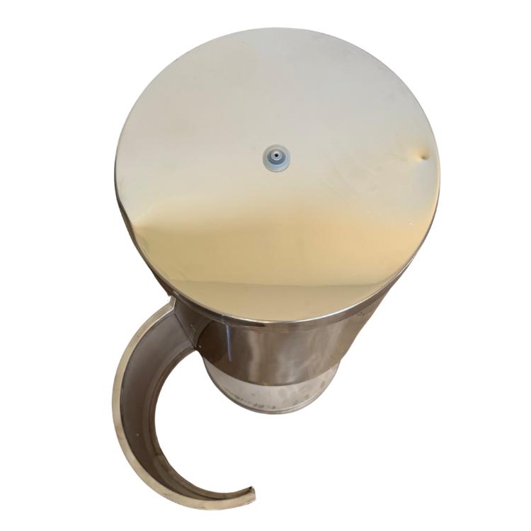 STAINLESS STEEL FLOOR DISPENSER ROUND