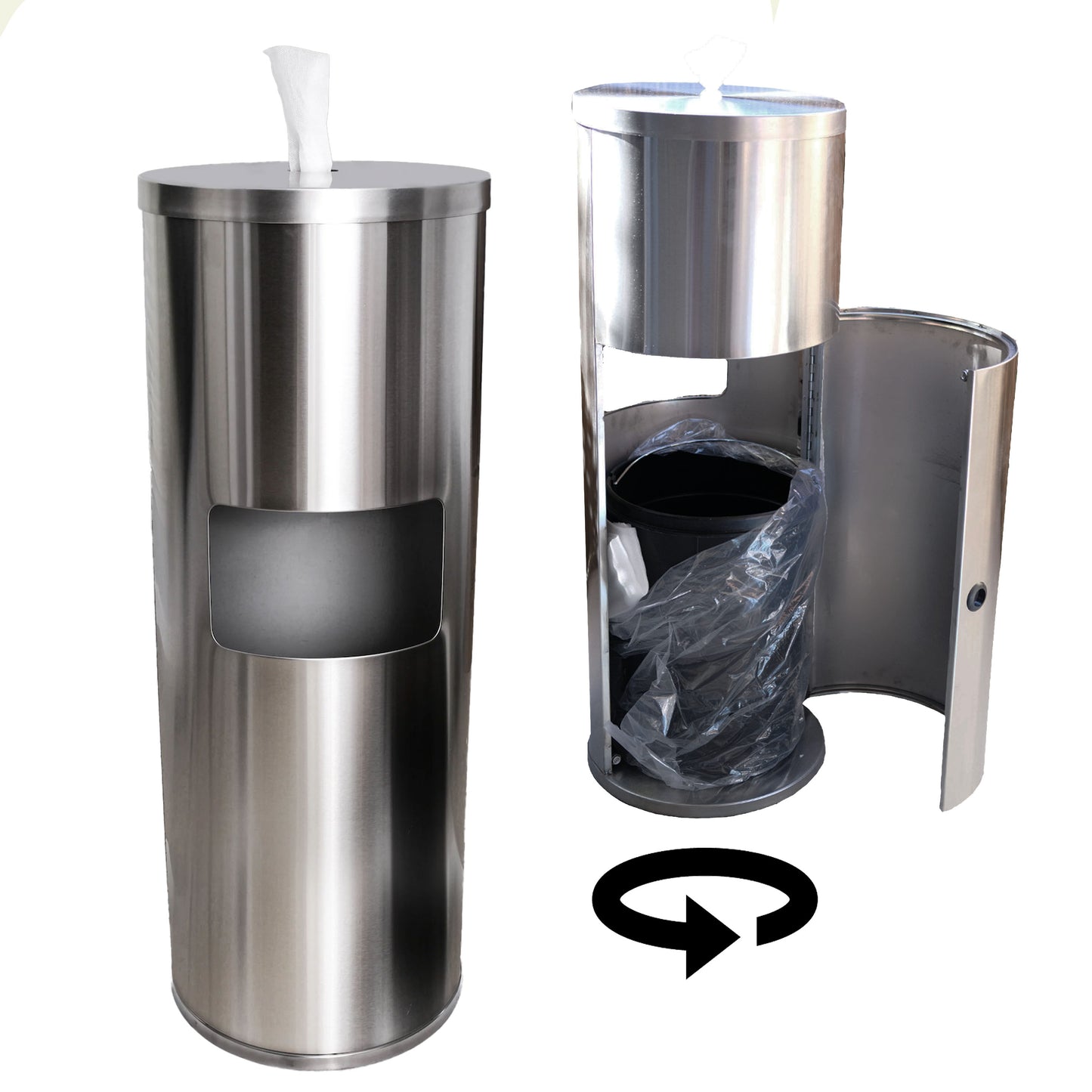 Stainless Steel Standing Dispenser