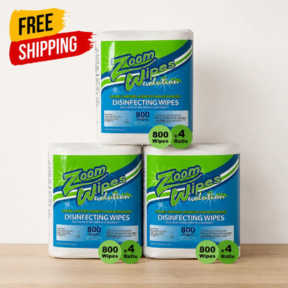 Zoom Evolution Disinfecting Wipes — 3-Case Bundle