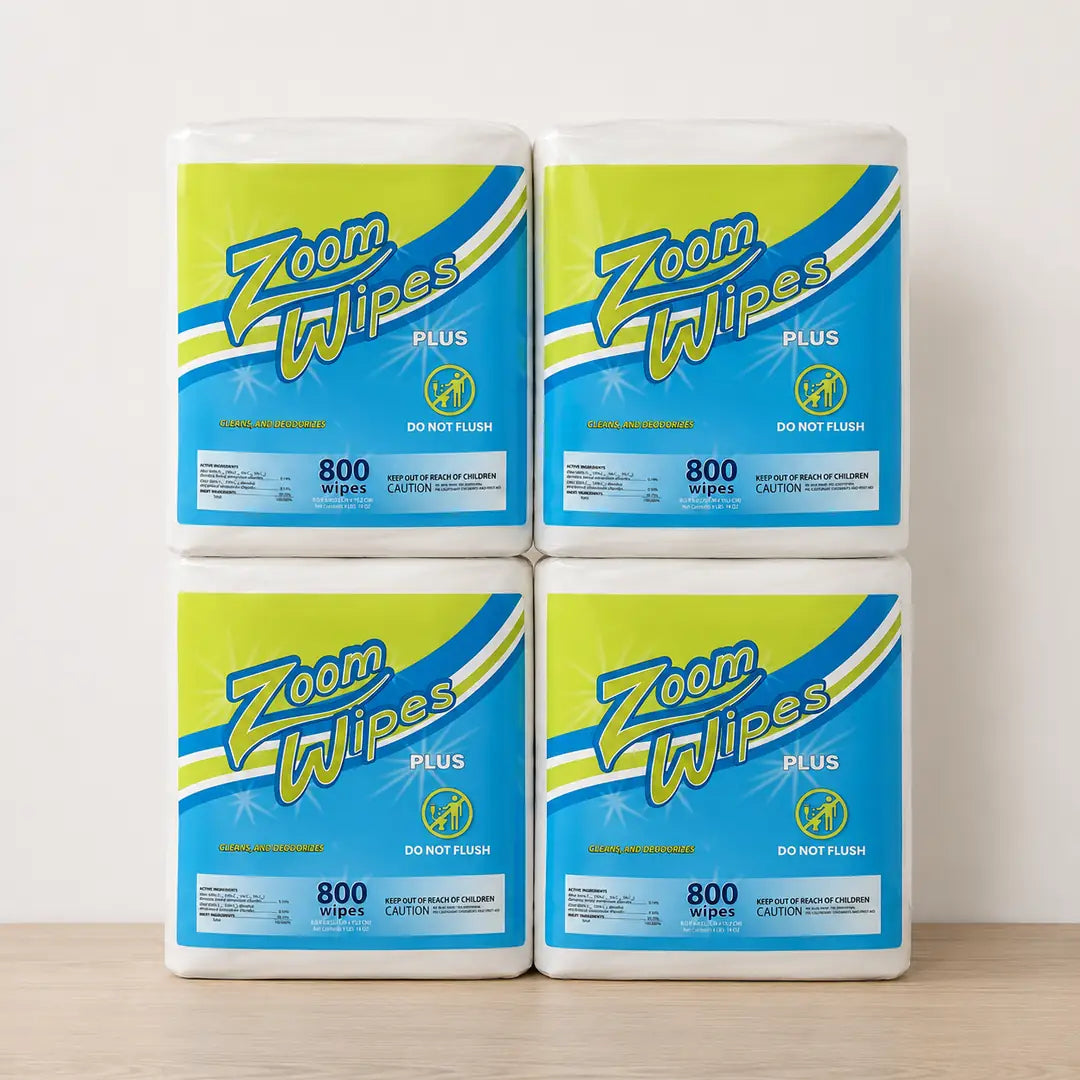 Zoom Plus Sanitizing Wipes — 4-Case Bundle