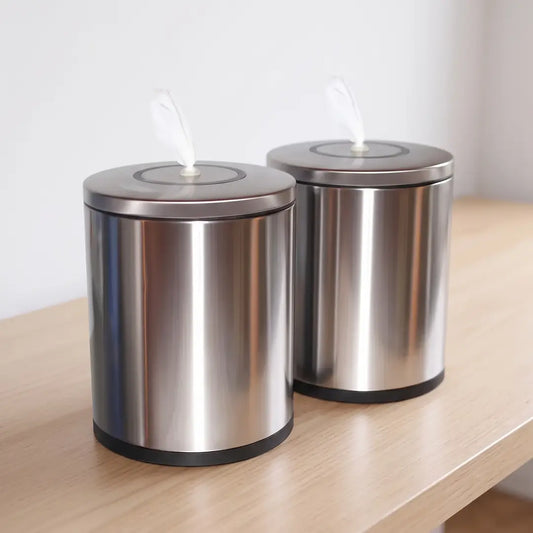 Stainless Steel Desktop Dispenser — 2-Unit Bundle