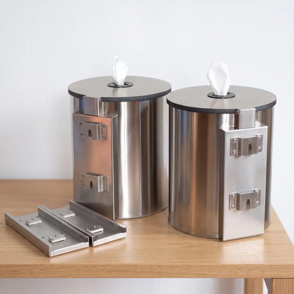 Stainless Steel Wall-Mounted Dispenser — 2-Unit Bundle